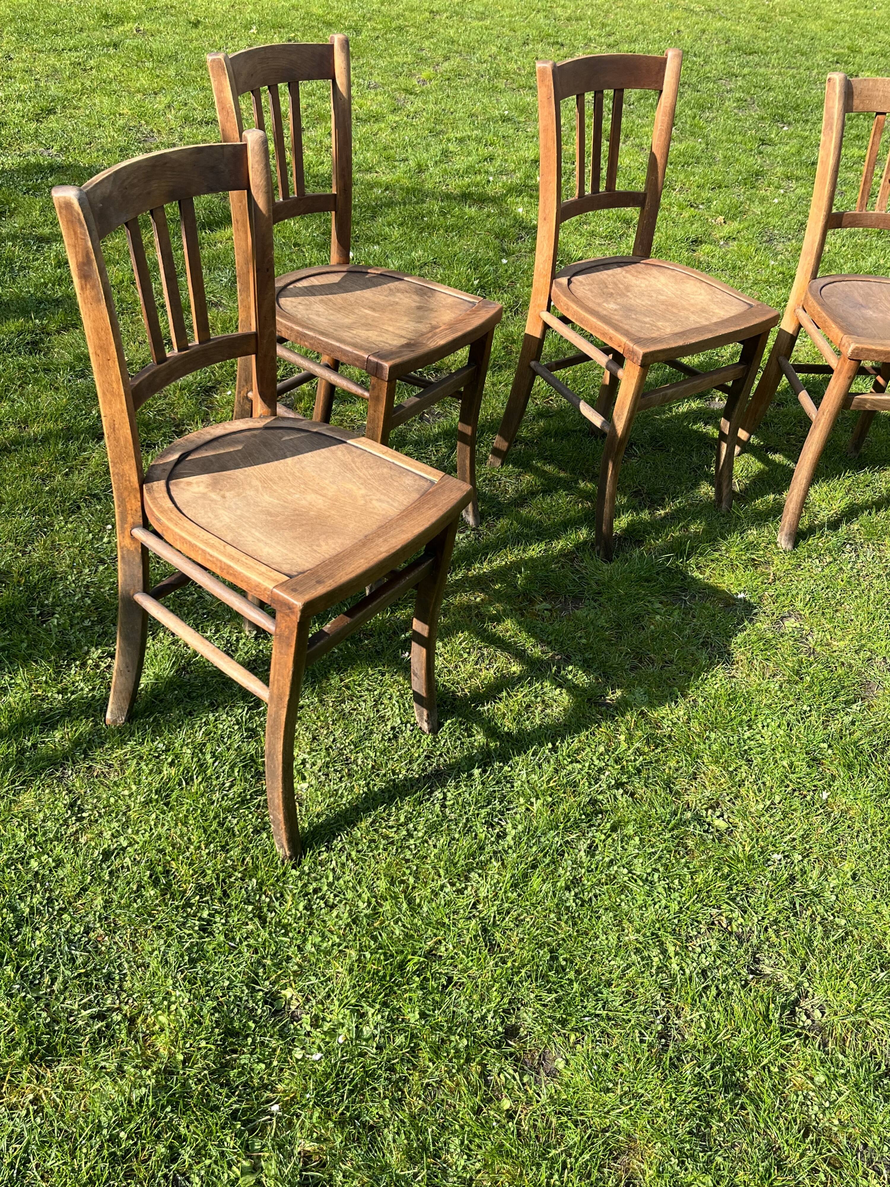 Set de 4 chaises de bistrot Luterma