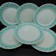 6 flat plates - Fenal Badonviller - Mint Green