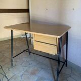 Brown Formica desk