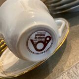 Coffee and dessert service - porcelain in Sologne