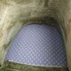 Green English bergere armchairs