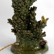 Ceramic lamp, dreamlike childhood – W. Schilder, Germany, c. 1970