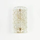Scandinavian Crystal Glass Wall Light Venus Model by Carl Fagerlund for Orrefors & Lyfa, 1960s