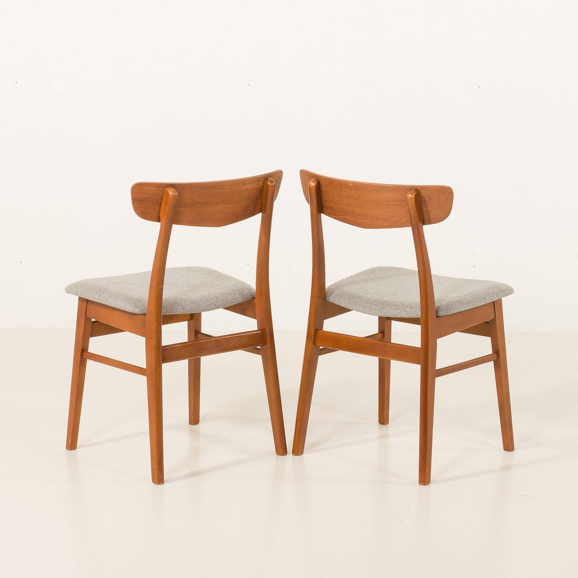Danish vintage teak chairs attr. to Farstrup, set of 8, 1960s
