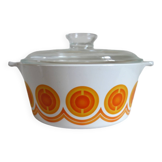 Cocotte vintage des années 70 "Pyroflam Electro", Pays-Bas