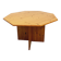 Vintage octagonal dining table from the 1980s in pine with an extension.