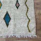 Handmade wool Berber rug 300 X 190 CM