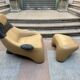 Fauteuil et ottoman modèle "Poggiapiedé Hal" - Marc Sadler - 1997