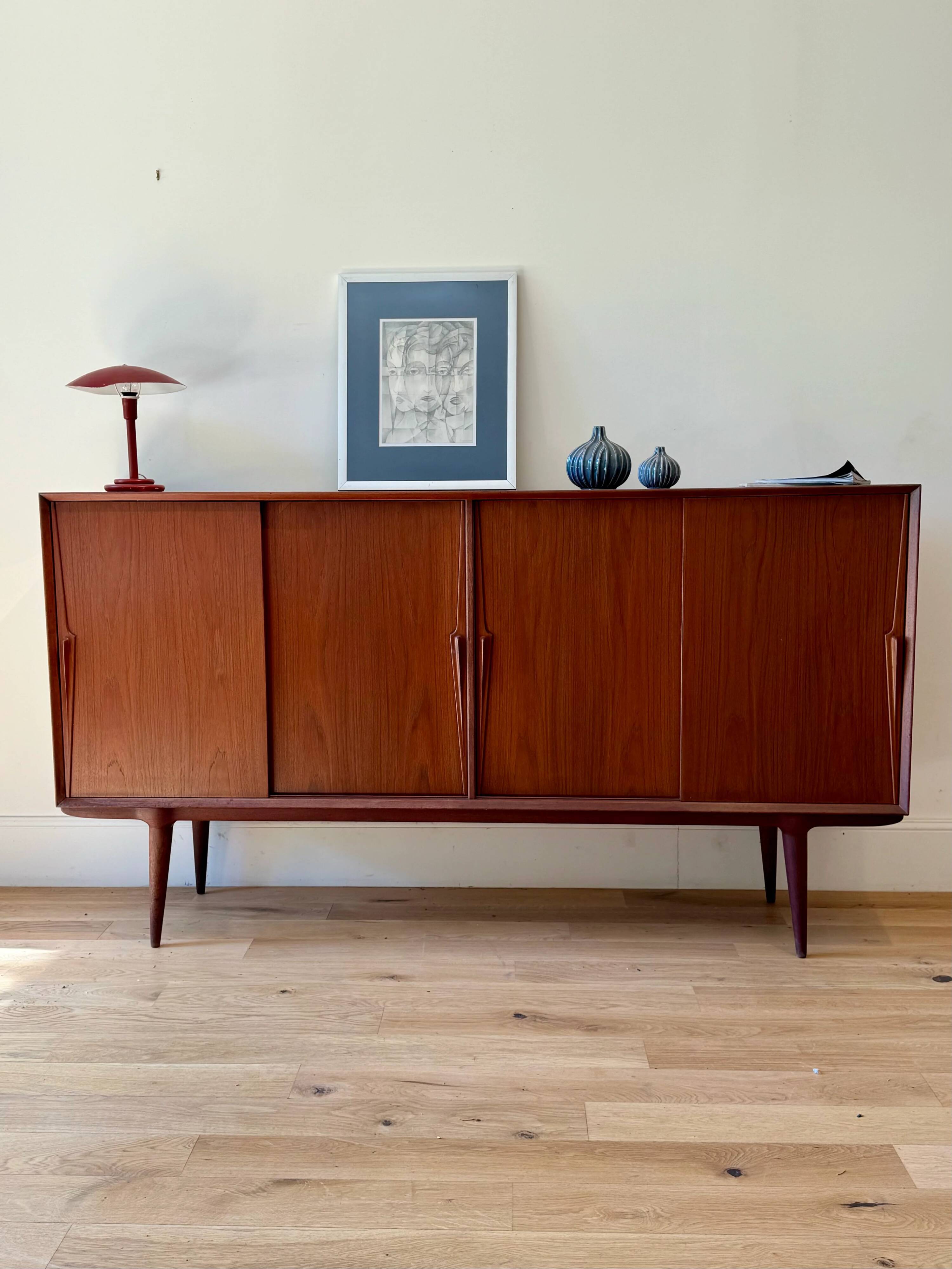 Vintage Scandinavian teak sideboard "Arvid"