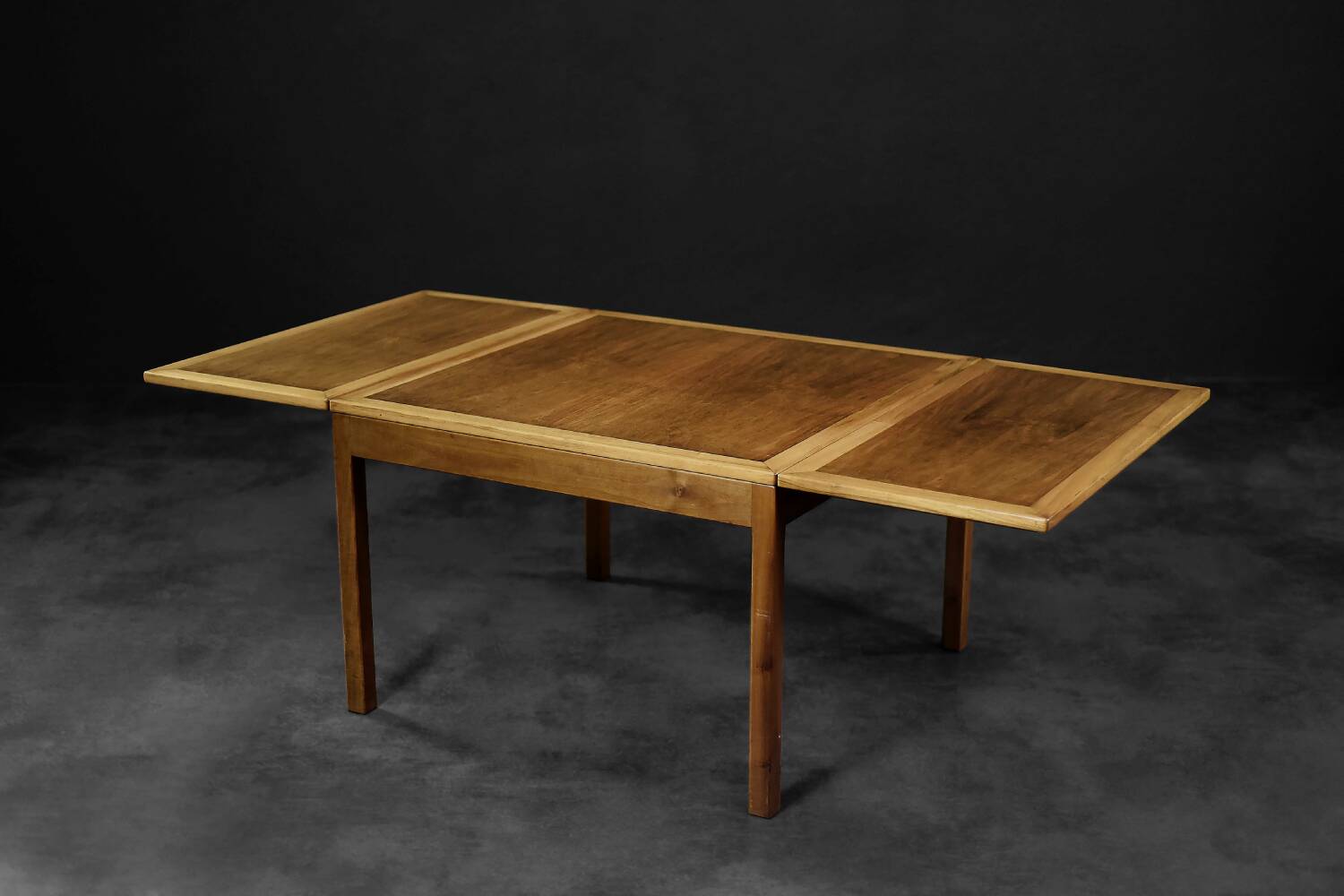 Vintage Modern Teak Drop-Leaf Coffee Table, Model 5362, Denmark by Børge Mogensen for Fredericia, 1960s