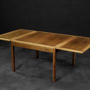 Vintage Modern Teak Drop-Leaf Coffee Table, Model 5362, Denmark by Børge Mogensen for Fredericia, 1960s