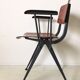 Midcentury inspired industrial armchair