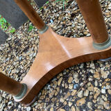 Gueridon in walnut bramble