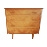 Vintage four-drawer commodity