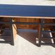 Vintage pine desk, restored