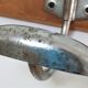 Coat rack wood and metal patinated Samaritaine Paris vintage