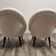 Paire de fauteuils mid-century restaurés