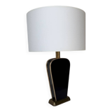 Diderot Sarco black and gold lacquered table lamp