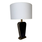 Diderot Sarco black and gold lacquered table lamp