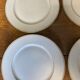 6 assiettes plates porcelaine de Limoges Salmon & Co