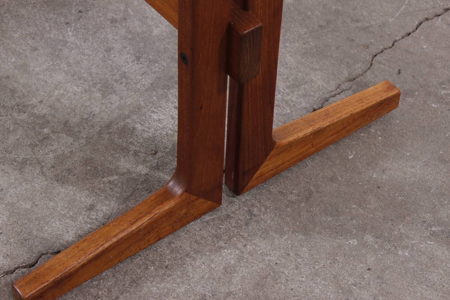 Table basse vintage en teck danois milieu du siècle 50er 60er