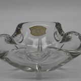 Cendrier ou vide-poche en cristal du Val Saint-Lambert