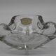 Ashtray or pocket tray in crystal from Val Saint-Lambert