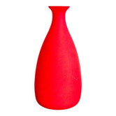 Red Murano glass vase by Carlo Moretti, Italy, 1960s