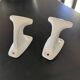 2 old porcelain coat hooks