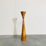 scandinavian teak candle holder