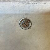 Vintage Ceramic Stamp Sink with Farmhouse Drainer