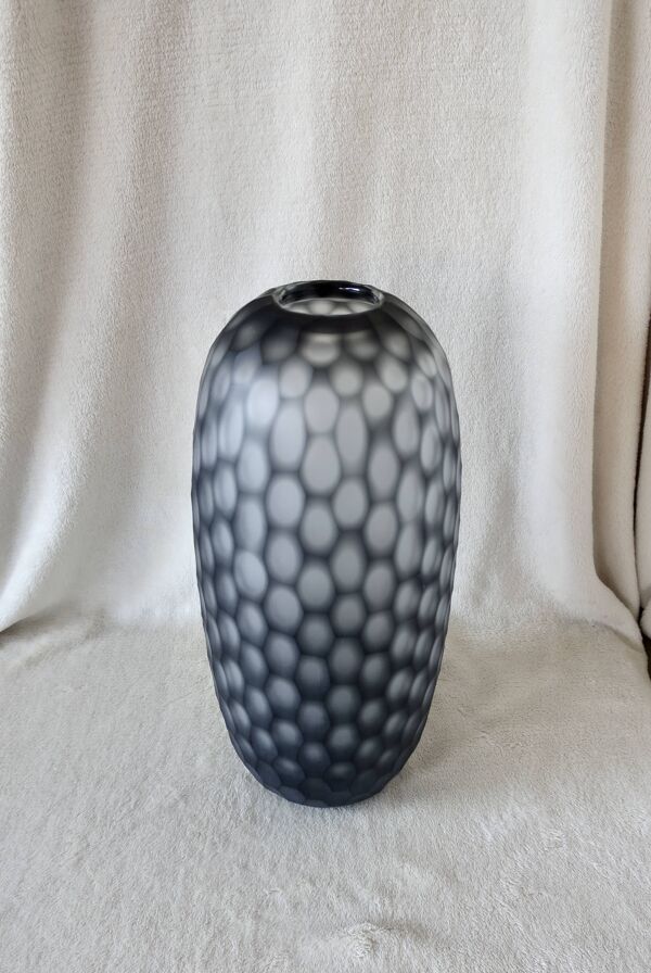 Vase Design en verre Multicouche 38 cm TBE