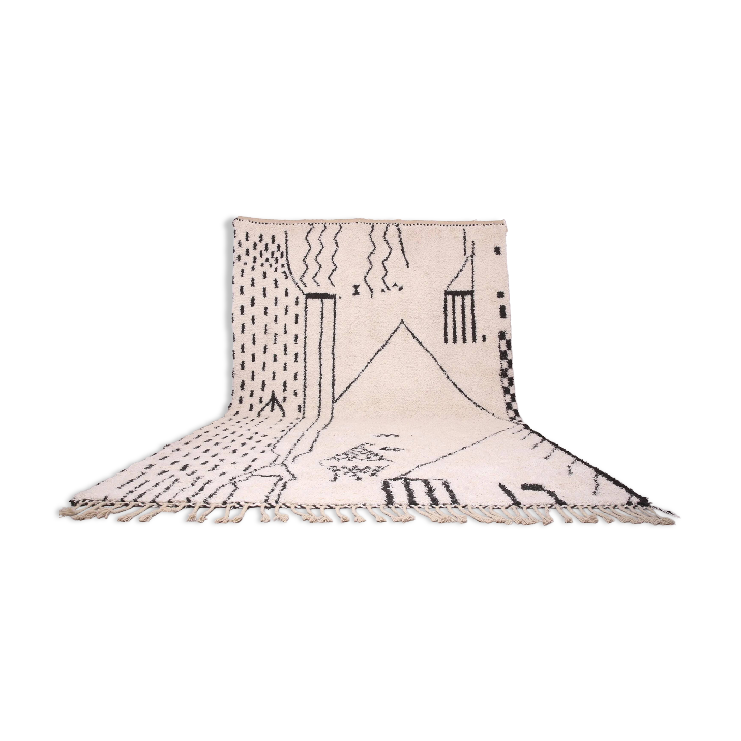 Handmade traditional carpet 250cm x 150cm Moroccan