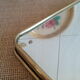 Brass top with vintage mirror