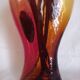 Vase soliflore Art Déco en verre de Murano, h - 36 cm.