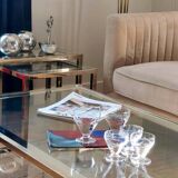 Art Deco glassware service, 21 pieces.