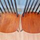 Set of 4 scandinavian teak chairs 60s