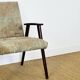 Fauteuil scandinave pieds compas 1960