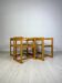 1960s Set of 4 Vintage Pine Model 313 Trybo Dining Chairs by Edvin Helseth
