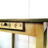 Bureau en bois peint a la main