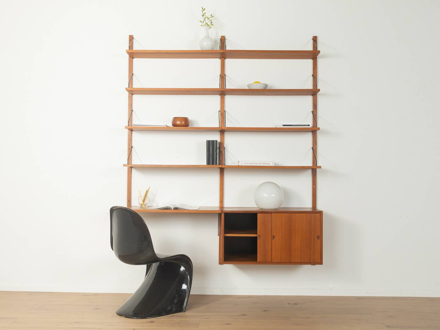 Cado | poul cadovius classic shelving system, 1950s, teak veneer