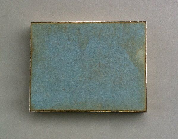 Empty Pocket agate and brass silver circa 1970