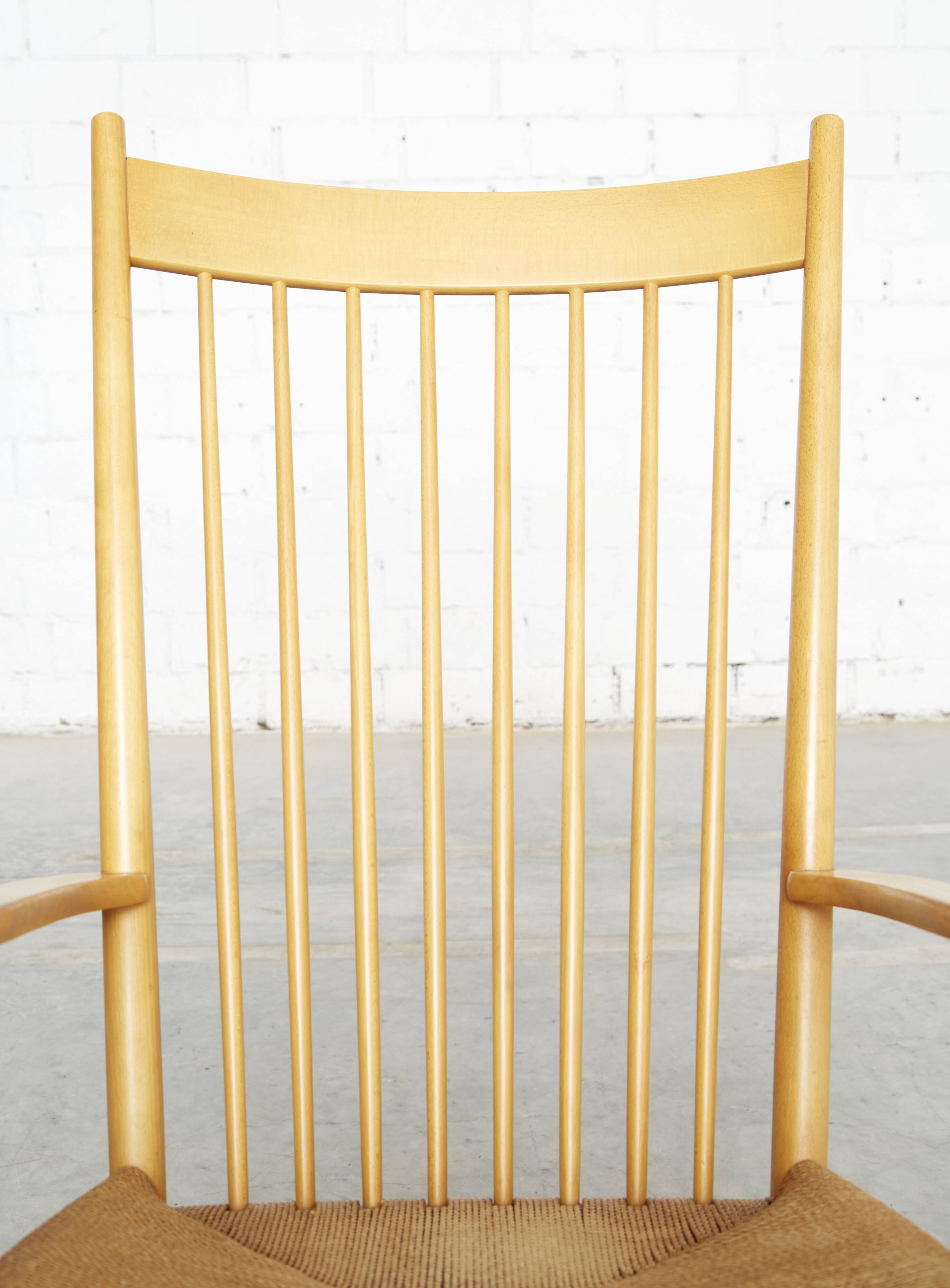 Vintage J16 Rocking Chair by Hans J. Wegner for FDB Møbler, 1960s