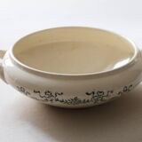 Soup tureen/Salad bowl model Sapho Longchamp Terre de Fer Robert Charbonnier