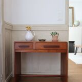 Brutalist side table console