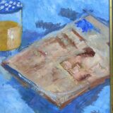 French vintage still life, signed Patou, 1999