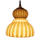 2-tone-brown space age pendant lamp