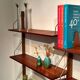 Vintage Scandinavian "Alva" library in teak