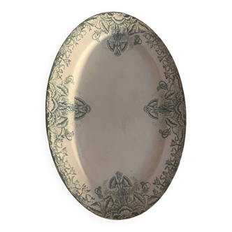 St Amand ironstone oval serving dish - A. Lebacqz & M. Bouchart