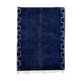 Modern Moroccan dark blue carpet 240x300cm